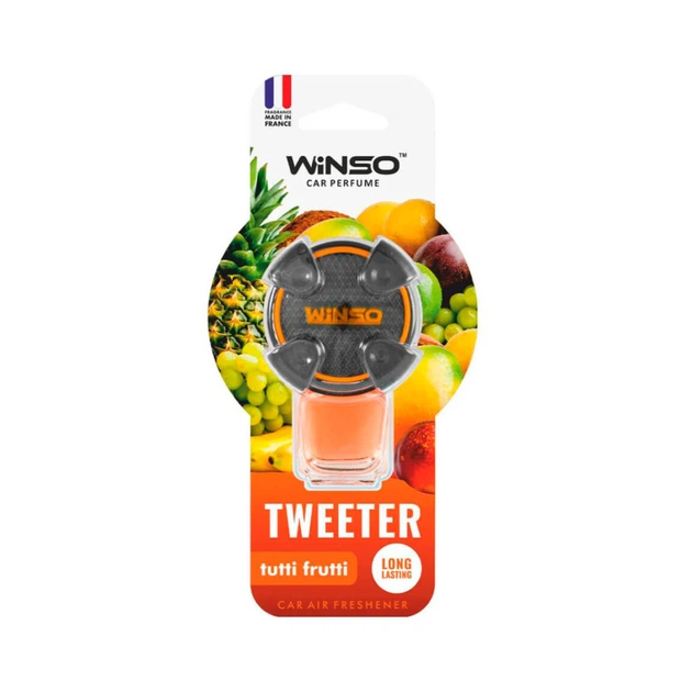 Ароматизатор для автомобиля WINSO Tweeter Tutti Frutti 8мл (530850) - изображение 1