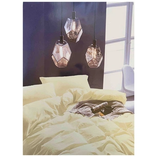 Постільна білизна ШЕМ Єгипетський котон Лимон двоспальна 180 х 220 (1,8 конопля_Лимон) зображення 1