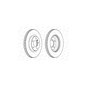 Гальмівний диск FERODO DDF773 зображення 1