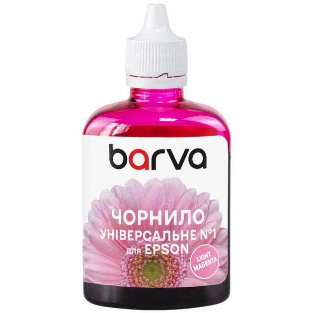 Чернила Barva Epson universal 1, water-soluble, 90г light magenta (EU1-748) - изображение 1