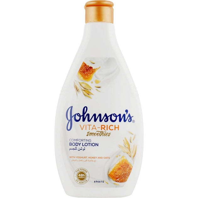 Лосьйон для тіла Johnson's Vita-Rich Доглядальний з йогуртом, вівсом і медом 400 мл (3574661385723) - picture 1