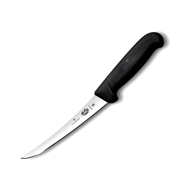Кухонний ніж Victorinox Fibrox Boning 12 см Black (5.6603.12) - зображення 1