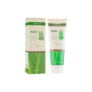 Пенка для умывания FarmStay Pure Cleansing Foam Aloe 180 мл (8809317289465) изображение 1