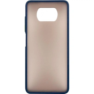 Чохол до мобільного телефона Dengos Matt POCO X3, blue (DG-TPU-MATT-69) зображення 1