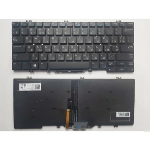 Клавіатура ноутбука Dell Latitude E7280/E7290/E7380/E7390 чорна з підсвіткою (A46137) зображення 1