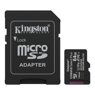 Карта пам'яті Kingston 64GB microSDXC class 10 UHS-I V10 A1 Canvas Select Plus (SDCS3/64GB) зображення 1
