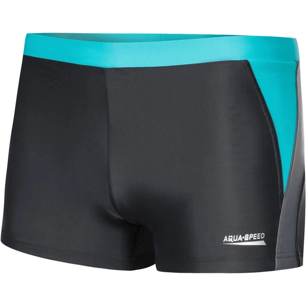 Плавки Aqua Speed Dario 346-32 темно-сірий, бірюзовий XL (5908217662415) - зображення 1