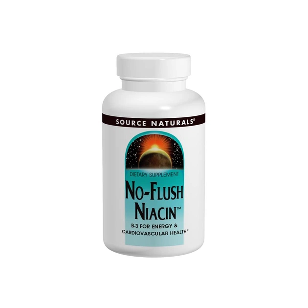 Витамин Source Naturals Ниацин (В3) 500мг, 60 таблеток (SN0921) - изображение 1