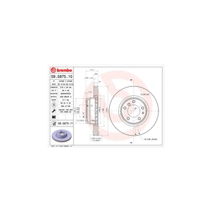 Гальмівний диск Brembo 09.5875.11 зображення 1