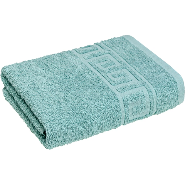 Рушник Home Line махровий бордюрний (бірюзовий) 400 гр/м2, 50х90 см (179748) - зображення 1