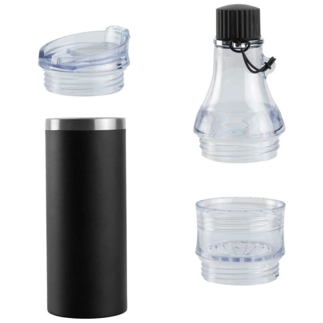 Термокружка Schwarzwolf Dominika 4 в 1 чорний (F4900500AJ3) - зображення 5