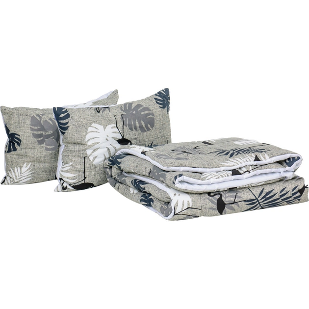 Ковдра MirSon Набір Tencel Зима №3697 Print Line Montane + 2 подушки середні 155х215+2х50х70 (2200004848266) - зображення 1
