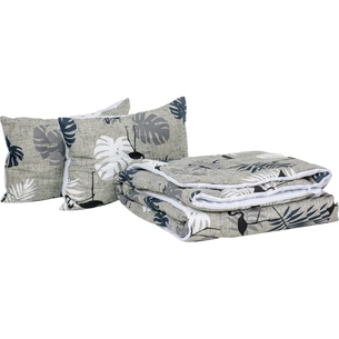 Ковдра MirSon Набір Tencel Зима №3697 Print Line Montane + 2 подушки середні 155х215+2х50х70 (2200004848266) зображення 1