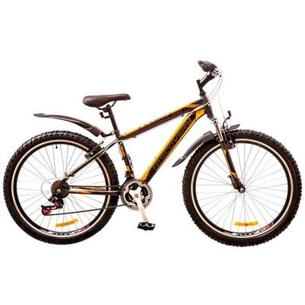Велосипед Discovery 26" TREK AM 14G DD 15" St сіро-чорно-помаранчевий 2017 (OPS-DIS-26-075) зображення 1