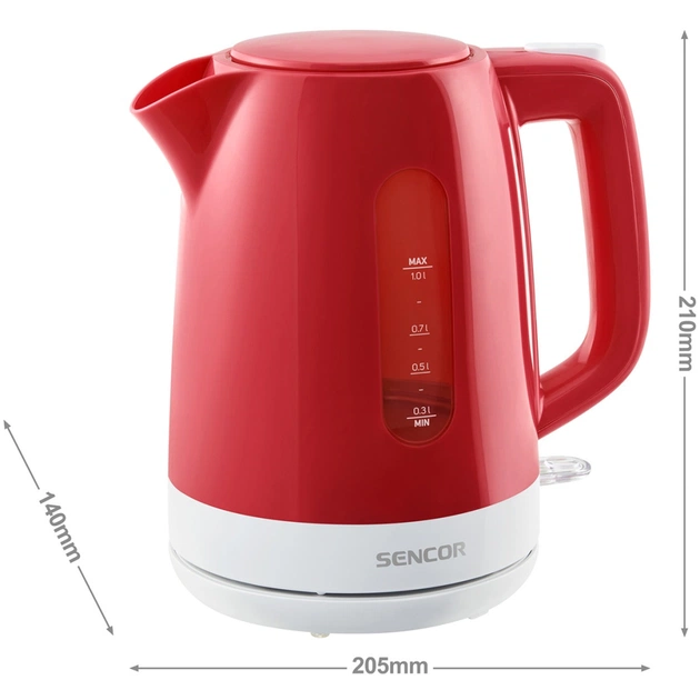 Электрочайник Sencor SWK 1024RD (SWK1024RD) - изображение 8
