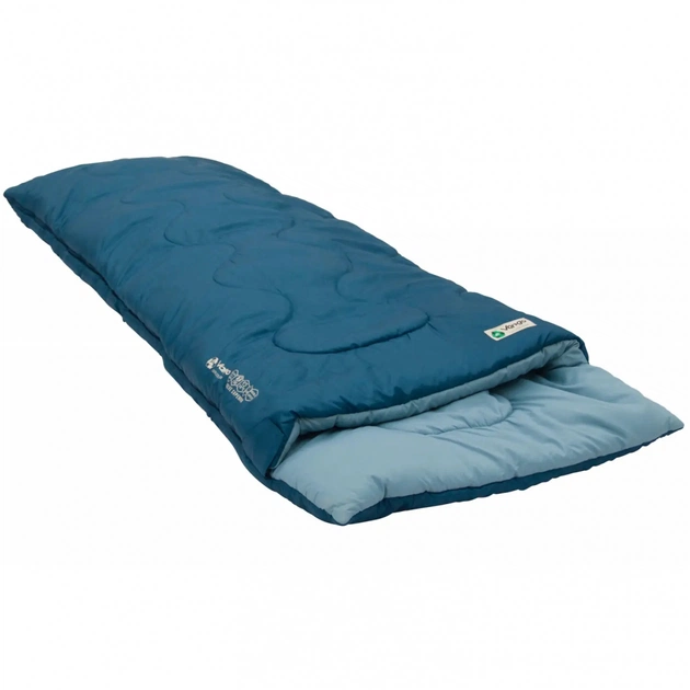 Спальний мішок Vango Evolve Superwarm Single +2C Moroccan Blue Left (929158) - зображення 1