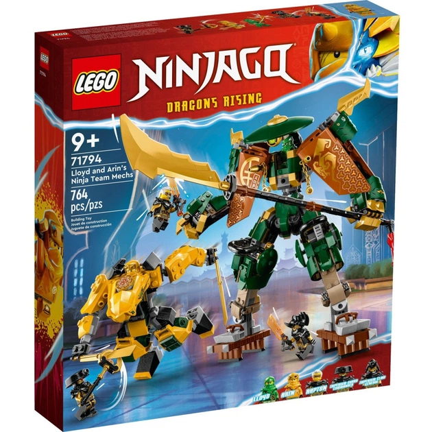 Конструктор LEGO Ninjago Командні роботи ніндзя Ллойда й Арін 764 деталей (71794) - зображення 1