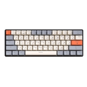 Клавіатура GamePro MK130 V2 Infinity QLAB Sakura Linear RGB USB UA Black (MK130-V2-B-QS) зображення 1