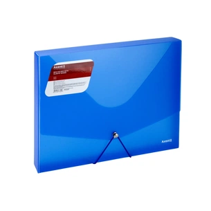 Папка на резинках Axent A4 800 мкм Transparent blue (1502-22-A) зображення 1