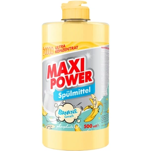 Засіб для ручного миття посуду Maxi Power Банан 500 мл (4823098411956) зображення 1
