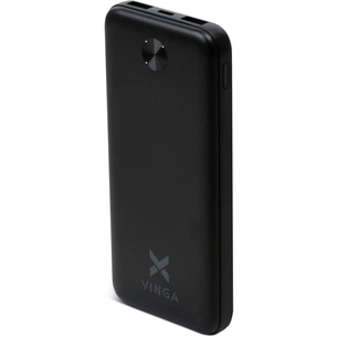 Батарея універсальна Vinga 10000 mAh 10W Black (VPBB10) зображення 1