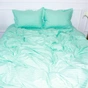 Постільна білизна MirSon Satin Stripe 30-0014 Mint 143х210 Полуторна (2200005252802) - зменшене зображення 1