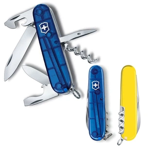 Ніж Victorinox Spartan Ukraine 91 мм Синьо-прозорий/Жовтий (1.3603.T2.8) зображення 1