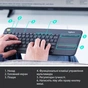 Клавіатура Logitech K400 Plus Touch Wireless UA Black (920-007145) - зменшене зображення 6