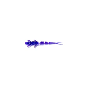 Силікон рибальський FishUP Flit 3" 060 - Dark Violet/Павлина&Silver (8шт/уп) (1864.03.25) зображення 1