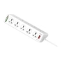 Мережевий фільтр живлення LDNIO SC10610, 5роз + 3USB (SC10610) - зменшене зображення 3