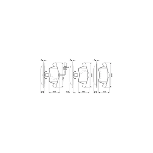 Гальмівні колодки Bosch 0 986 424 537 зображення 1