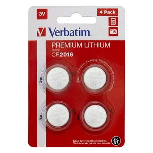 Батарейка Verbatim CR 2016 Lithium 3V * 4 (49531) зображення 1