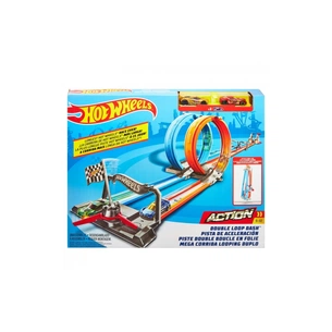 Автотрек Hot Wheels Портативный "Двойная петля" (GFH85) изображение 1