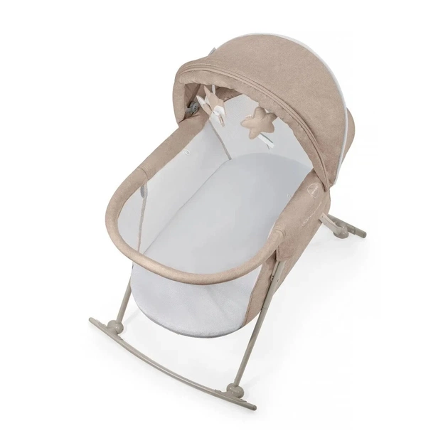 Кроватка Kinderkraft качели Lovi Beige 3 в 1 (5902533913527) - изображение 4