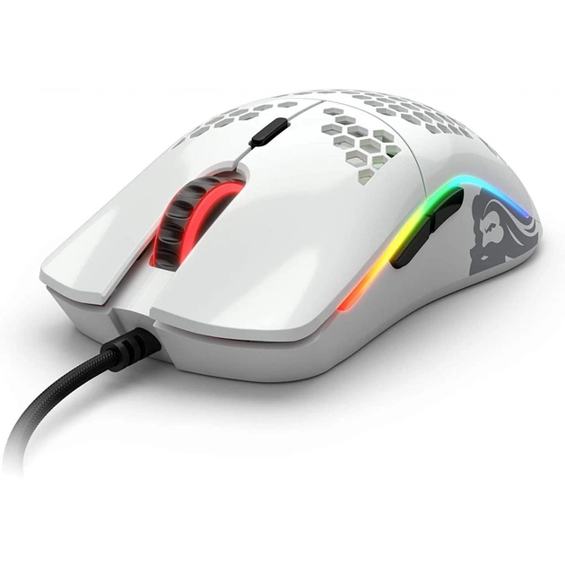 Мишка Glorious Model O RGB Glossy White (GO-GWhite) - зображення 1