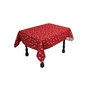 Скатертина Прованс Дзвіночки на червоному 136х136 см (036856) - зменшене зображення 11