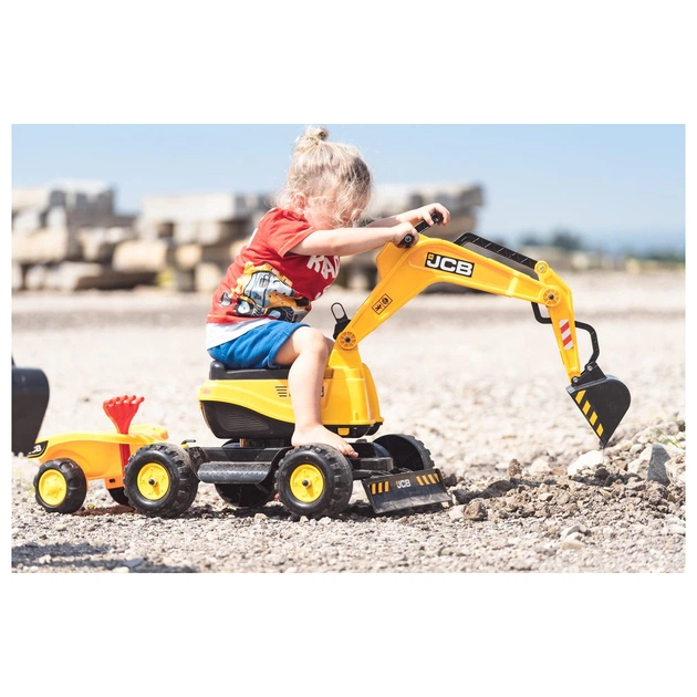 Чудомобіль Falk JCB екскаватор Жовтий (135A) - picture 6