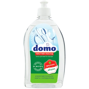 Засіб для ручного миття посуду Domo Яблуко 500 мл (XD 33003) зображення 1