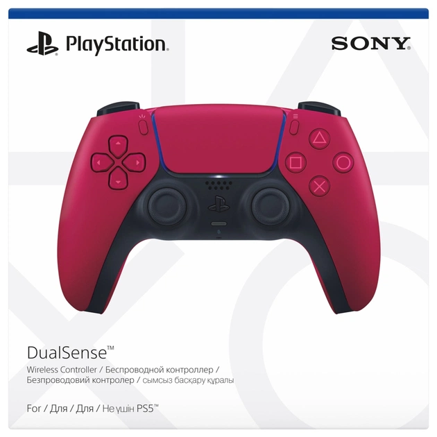 Геймпад Sony Playstation DualSense Bluetooth PS5 Cosmic Red (1000040190) - picture 6