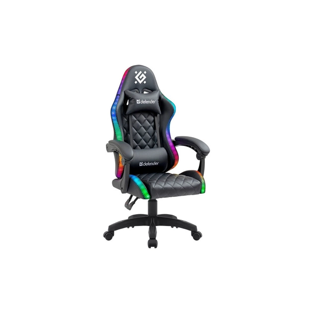 Крісло ігрове Defender Energy RGB Black (64559) - зображення 1