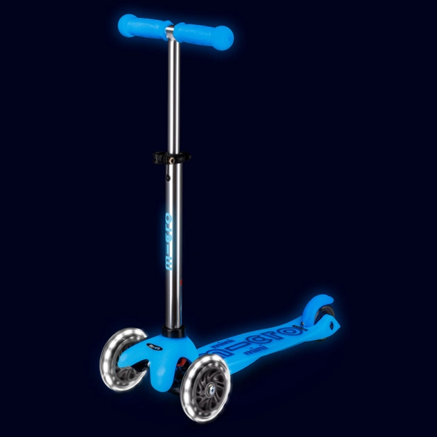 Самокат Micro Mini Deluxe Glow LED Арктичний синій (MMD215) - picture 5