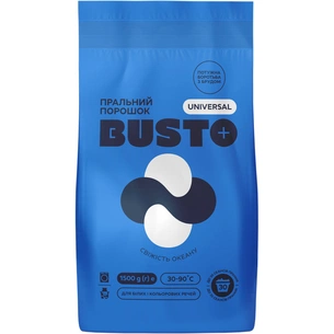 Пральний порошок Busto Universal Свіжість океану 1.5 кг (4820178065351) зображення 1