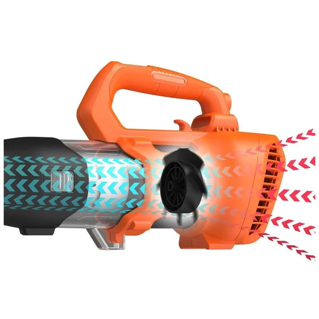 Повітродувка Black&Decker акумуляторна, 18 В, 2 Ач (BCBL200L) - зображення 3