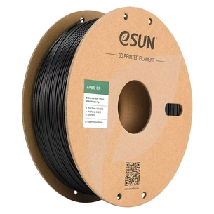 Пластик для 3D-принтера eSUN EABS-CF 1,75mm 1kg BLACK (EABS-CF-P175B1) зображення 1