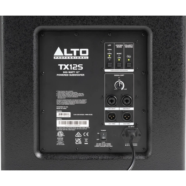 Студійний сабвуфер Alto Professional TX12S - picture 4