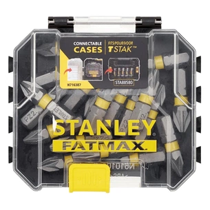 Набір біт Stanley FatMax, Pozidriv, Pz2, L = 25 мм, 20 шт, кейс (STA88568) зображення 1