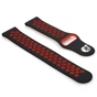 Ремінець BeCover Nike Style для Xiaomi Amazfit Bip/Bip Lite/Bip S Lite/GTR 42mm/GTS/TicWatch S2/TicWatch E Black-Red (705704) - уменьшенное изображение 2
