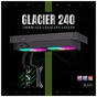 Система рідинного охолодження Gamemax GLACIER 240 LCD BK - зменшене зображення 8