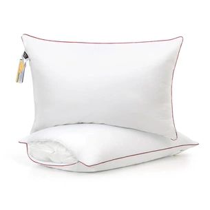 Подушка MirSon антиаллергенна DeLuxe Eco-Soft Hand Made №472 низька 50х70 (2200000624918) зображення 1