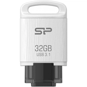 USB флеш накопичувач Silicon Power 32GB C10 White USB 3.1 / Type-C (SP032GBUC3C10V1W) зображення 1